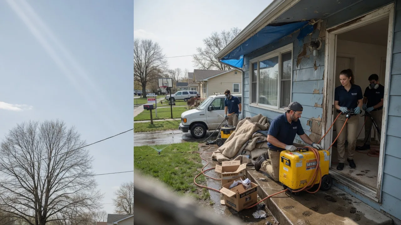 Basement Flood Cleanup in North Lewisburg, OH near me